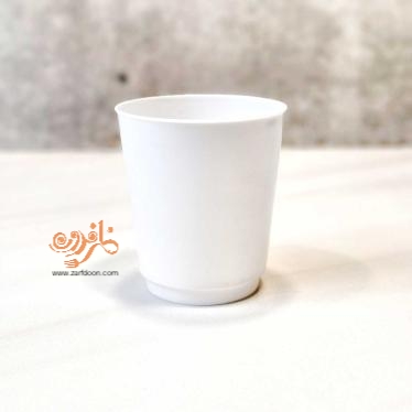 فروش عمده لیوان یکبار مصرف کریستالی سفید + قیمت به صرفه و اقتصادی